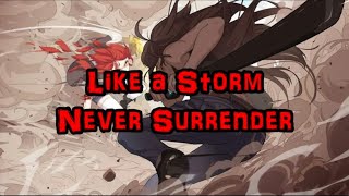Nightcore - Never Surrender - (Lyrics)