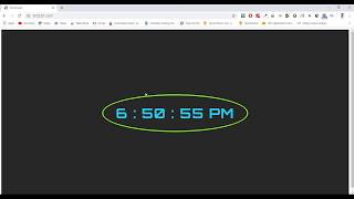 javascript digital clock | digital clock javascript | HTML CSS Clock | simple digital clock |clock