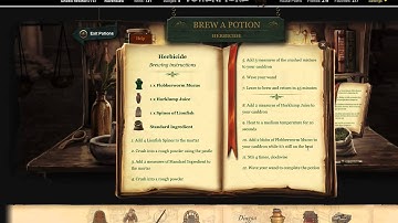 Herbicide Potion Tutorial - Pottermore