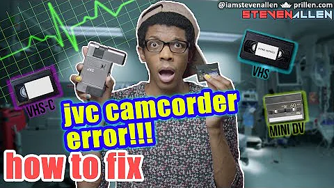 How To Fix JVC Tape Camcorder Errors E01-E07 Tutorial - Featuring 1996 GR-DV1
