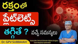 Platelets - Function & normal levels | Platelets |RBC|WBC|Dengue fever|Bone marrow| Dr GPV Subbaiah