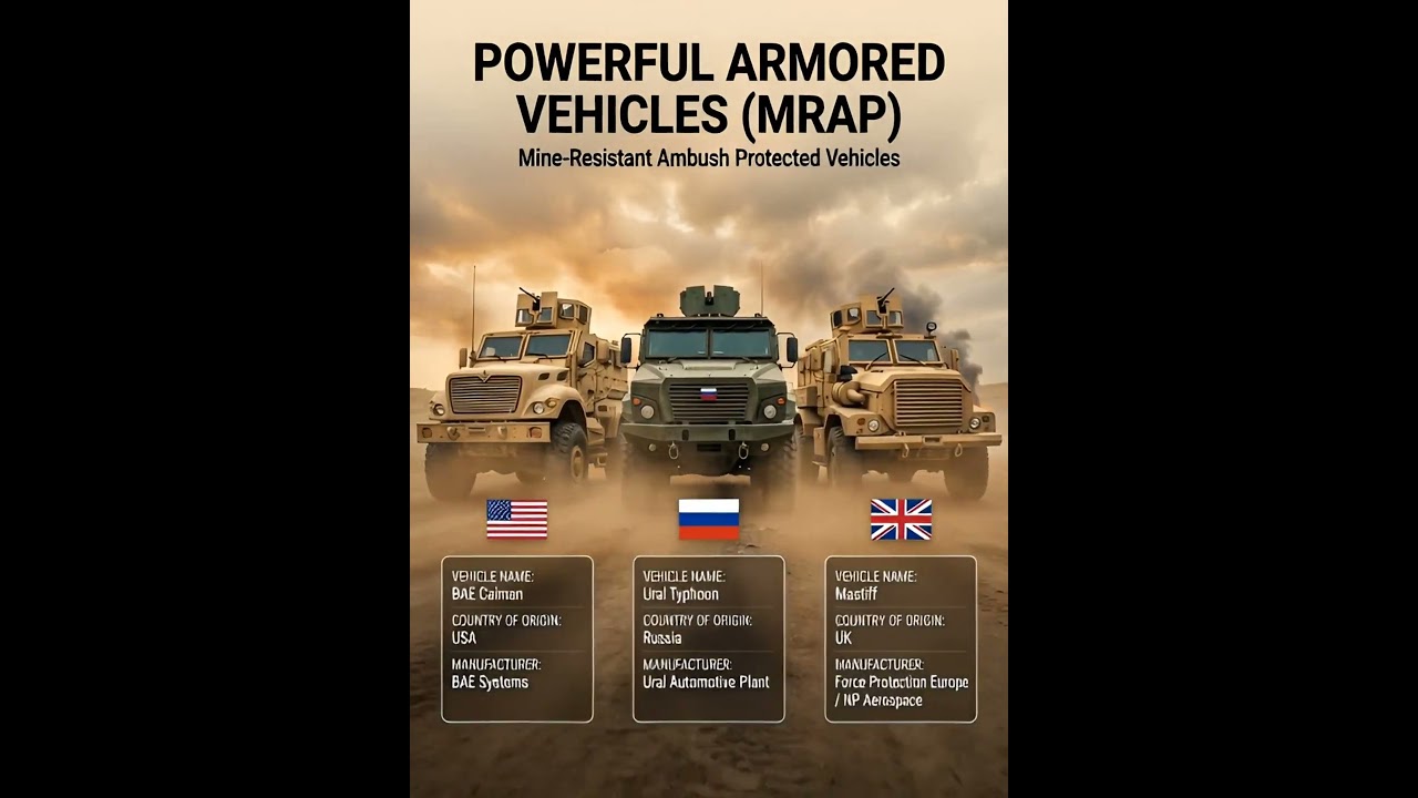 Guardians of the Frontline: BAE Caiman, Ural Typhoon, and Mastiff 