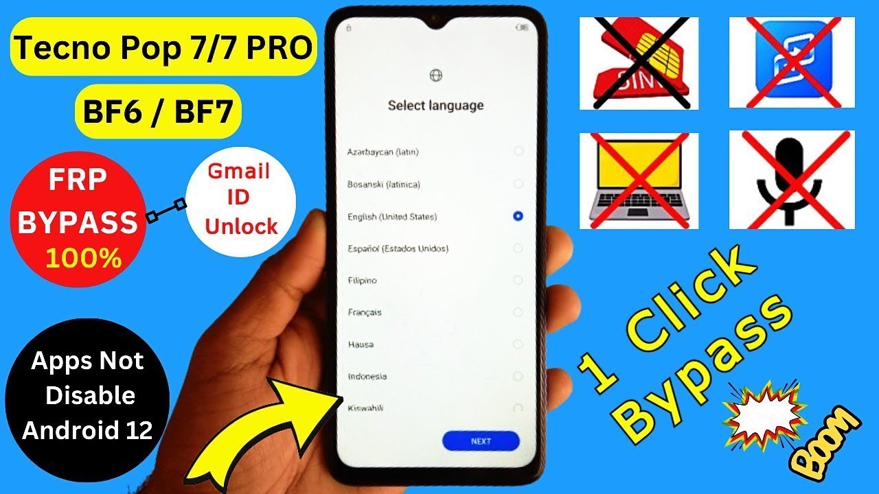 Tecno bf6 bf7 bypass frp google account remove 2024 youtube youtube
