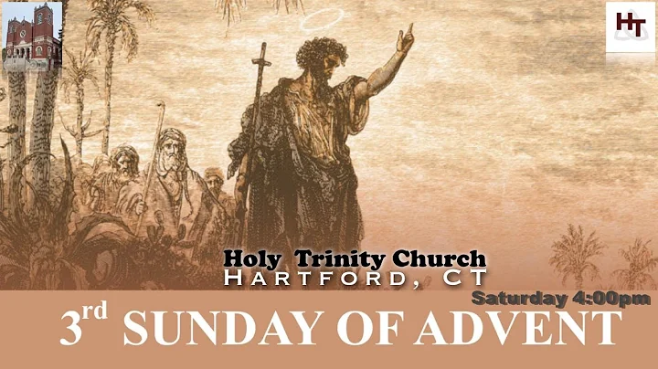 Saturday 4:00 pm Vigil Mass. Third Week of Advent.