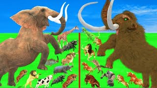 Prehistoric Mammals Vs Modern Mammals Mammoth Vs Elephant Epic Battle