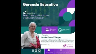 Master Class Investigación Educativa, Investigación Evaluativa Ucab