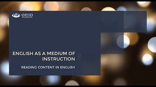 EMI Reading Content in English #2