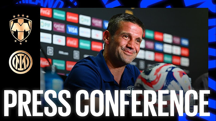 MONTERREY  - INTER | PRE-MATCH PRESS CONFERENCE 🎙️⚫🔵