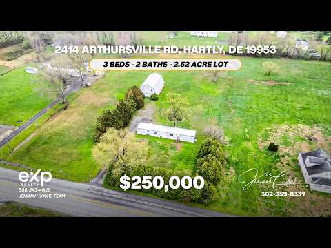 2414 Arthursville Rd, Hartly, DE home video tour
