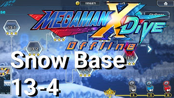 MegaMan X Dive Offline Snow Base 13-4(All Hidden Elements locations)