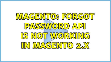 Magento: Forgot password API is not working in magento 2.x