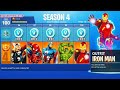 *NEW* SEASON 4 Marvel BATTLEPASS! (100% UNLOCKED)