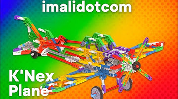 Making Building a Motorized Aeroplane ✈️ Maxima K’Nex DIY Construction Set ASMR #imalidotcom