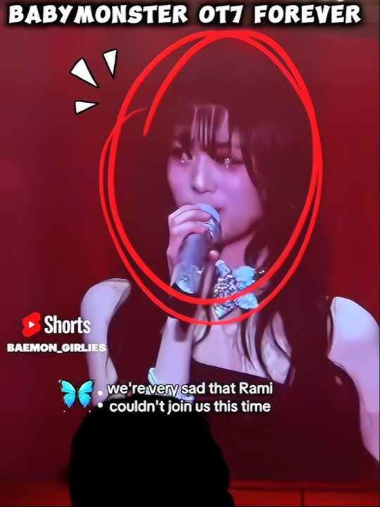 Ahyeon message for Rami and monstiez #shorts #babymonster #fyp #rami #ahyeon