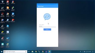 C# Tutorial - Material Design Chat Messenger C# Application | FoxLearn screenshot 2