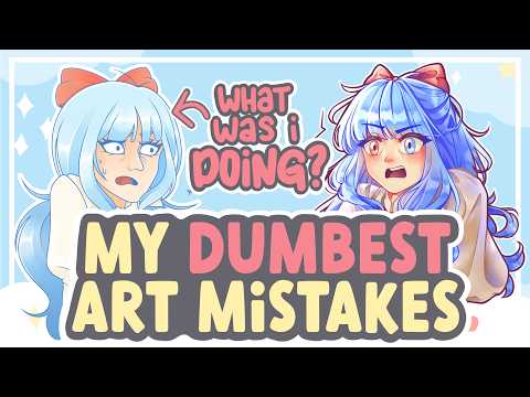 My DUMBEST Art Mistakes (DON'T DO THIS!) || SPEEEDPAINT + COMMENTARY