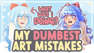 My DUMBEST Art Mistakes (DON'T DO THIS!) || SPEEEDPAINT + COMMENTARY