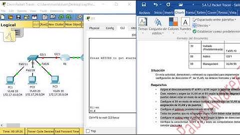 video 5 4 1 2 Packet Tracer   Skills Integration Challenge Instructions