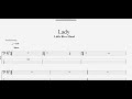 Little River Band - Lady (bass tab)