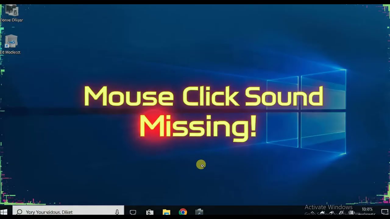 How to fix mouse click sound customization not available in Windows 11