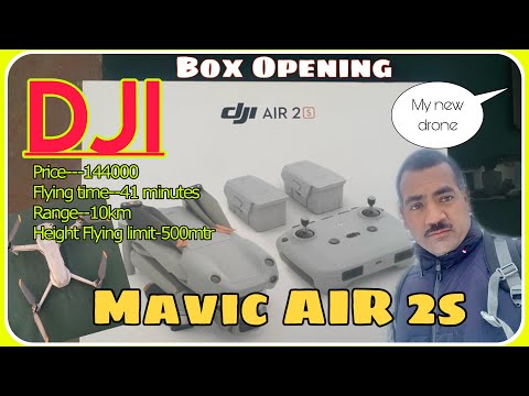 Dji Mavic Air 2s Box opening 