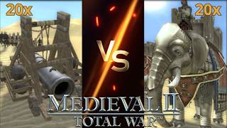 Can Monster Bombard Blob Beat Artillery Elephant Blob in Medieval 2: Total War?
