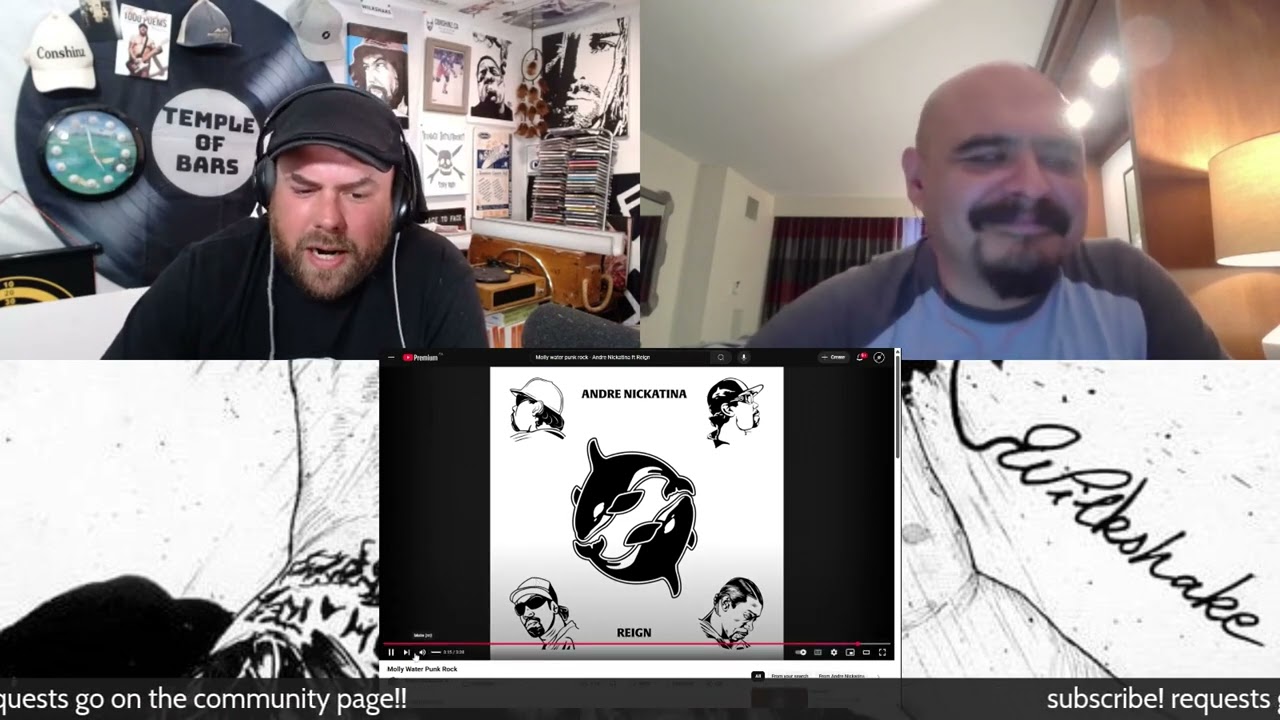 Andre Nickatina MOLLY WATER PUNK ROCK (paulsample)  Reaction by WilkSHAKE & Iggy