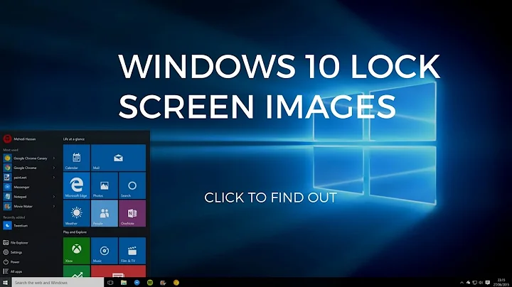 Windows 10 Lock Screen Images Location | Set Lock Screen Pictures As Desktop Background