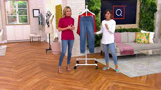 Laurie Felt Silky Denim Cambre Ankle Skinny Jeans on QVC