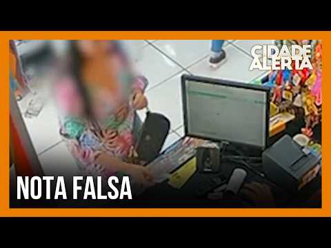 Comerciante recebe nota de R$ 200 falsa e percebe momentos após a venda de brinquedo