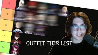 Zy0x Made a Character OUTFIT Tier List | Genshin impact