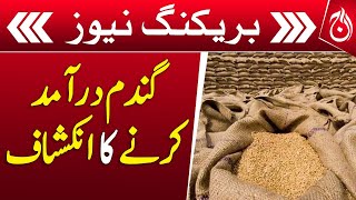 Disclosure of excess wheat import in Punjab - Breaking News - Aaj News