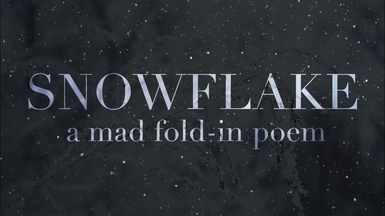 The science and poetry of snowflakes