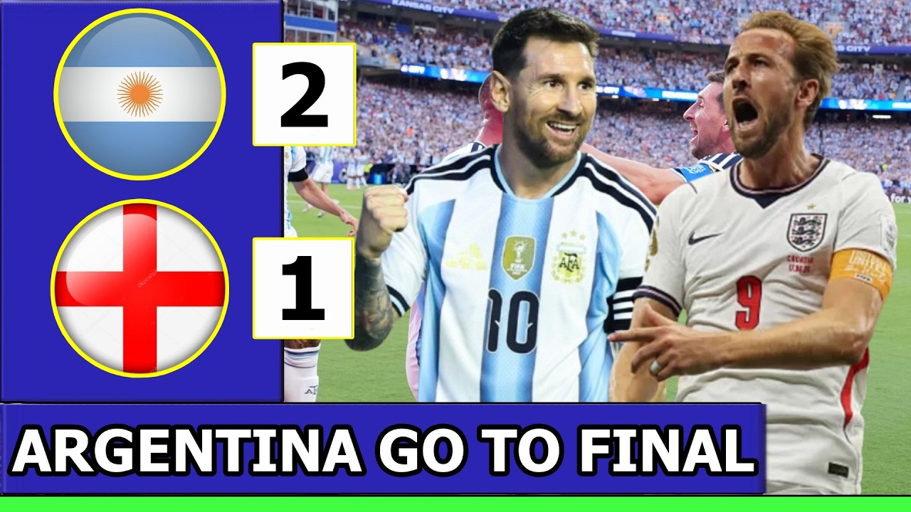 MESSI FINAL AGAIN🔵 England vs Argentina 1-2 On Going All Goals FULL 2026 SEMIFINAL | Ilustration