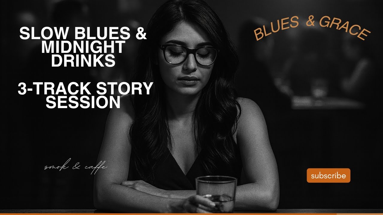 🎷 Slow Blues for Study, Work, and Drinks – Smooth Jazz and Slow Guitar Background Music