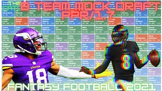 2021 Fantasy Football Mock Draft - PPR Scoring- 8 Team - Pick 7