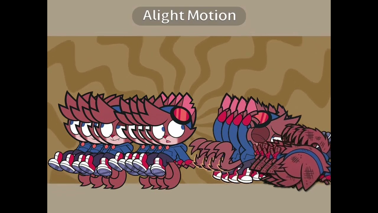 Looping the rooms | Murphy & Mitzi animation meme