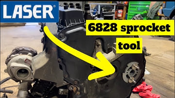 Transit 2.2 mk7 fuel pump removal sprocket how too laser 6828 tool