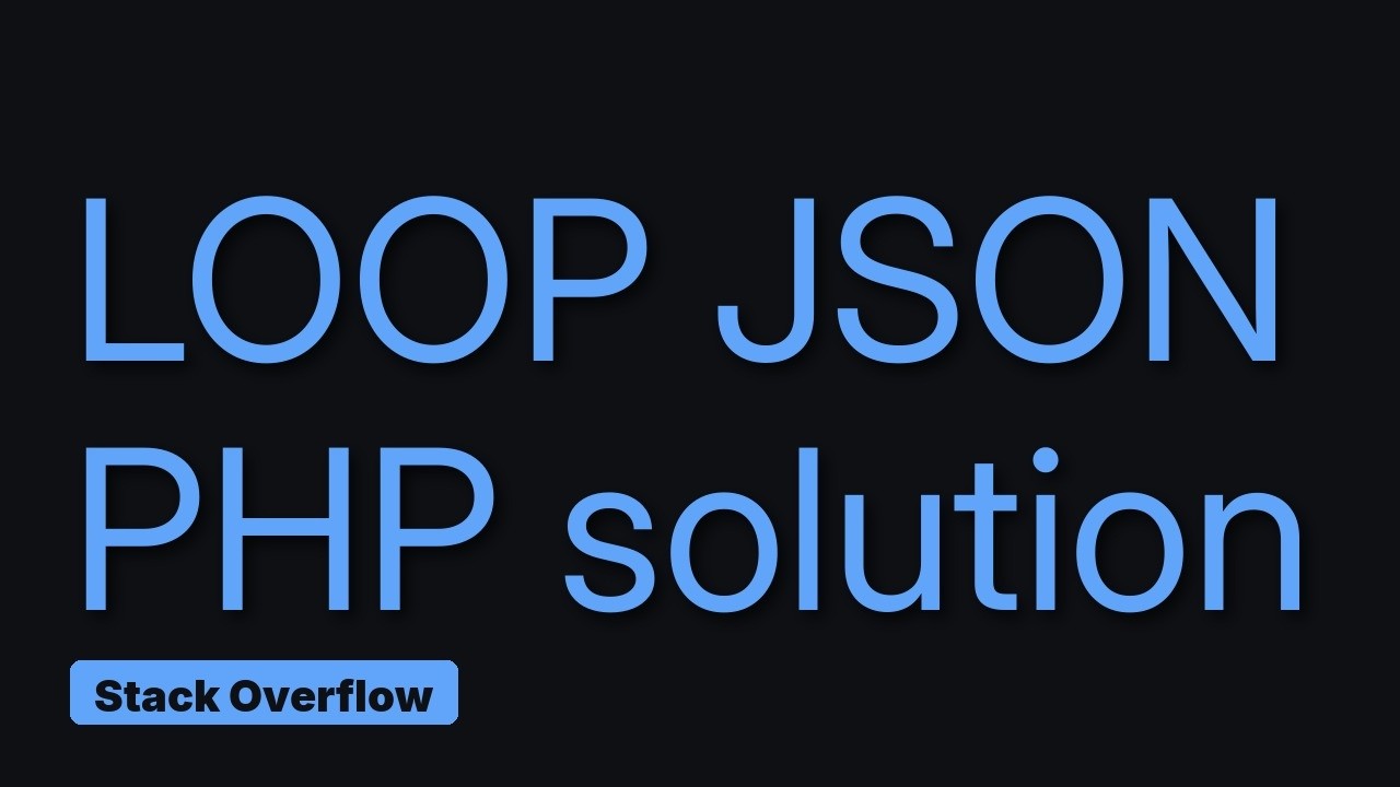 Having difficulty modifying JSON object in PHP Script - YouTube