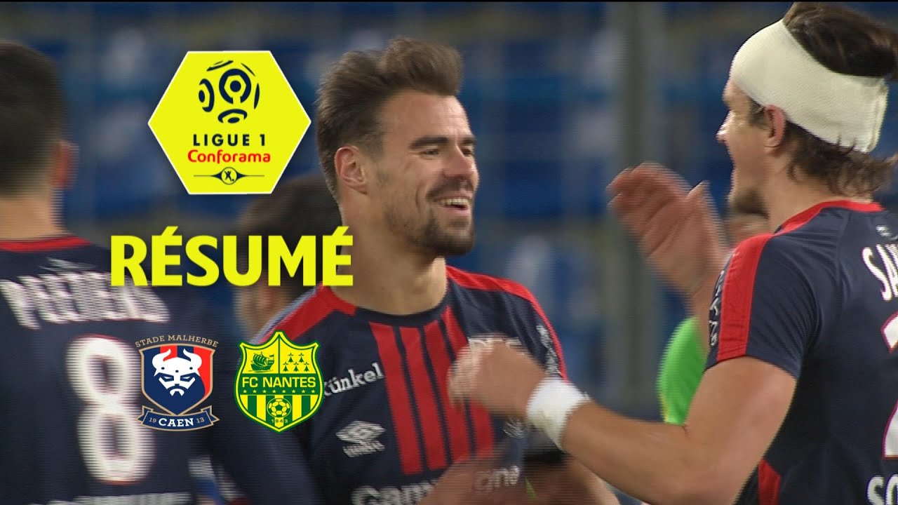 SM Caen - FC Nantes (3-2)  - Résumé - (SMC - FCN) / 2017-18