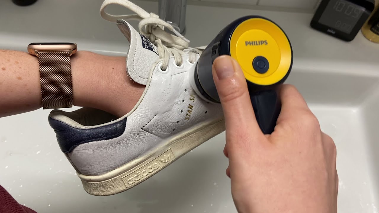 Philips Sneaker Cleaner Brosse à chaussures électrique, bleu/jaune -  Lufthansa WorldShop