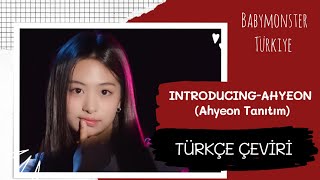BABYMONSTER - AHYEON (Kendini Tanıtıyor!) | Türkçe Çeviri