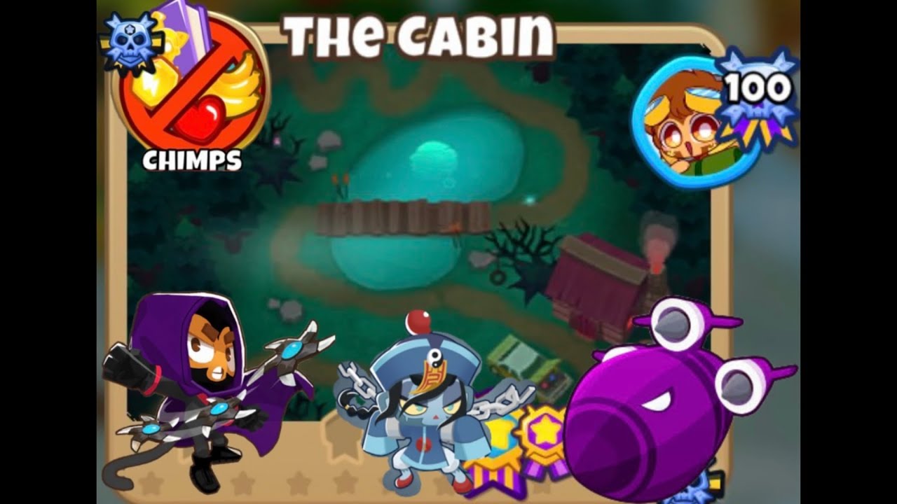 How to beat Chimps mode on “The Cabin” In Bloons TD6 Easy Tutorial