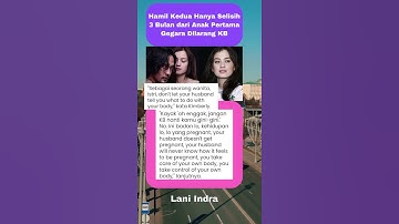 Hamil Kedua Hanya Selisih 3 Bulan dari Anak Pertama Gegara Dilarang KB #kimberly #shorts