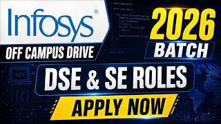 Infosys Hiring SDE & SP Roles 2026 🔥| Apply Now | Freshers Eligible 🚀