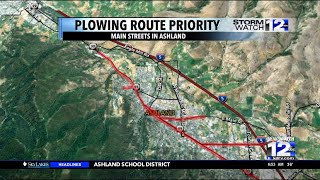 Sanding and plowing route priorities