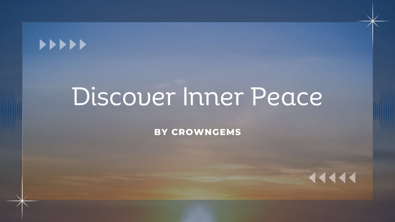Discover Inner Peace: Journey of Self-Discovery | Soulful Start ...
