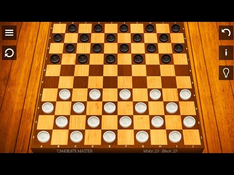 CANDIDATE MASTER LEVEL : Computer Vs Human Best Draught Game Ever ...