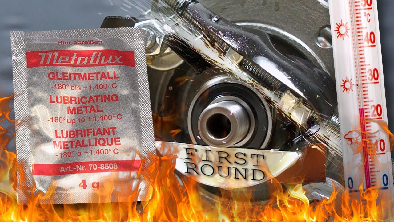 Gleitmetall Metaflux Испытание блеска с титаном 100 ° C