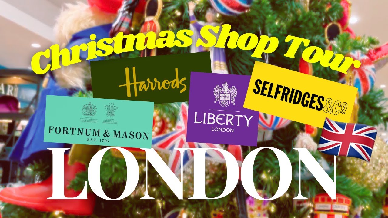 ロンドンのクリスマス限定デパート巡り🎄🛍️ リバティ・ハロッズ・セルフリッジズ・フォートナム&メイソン